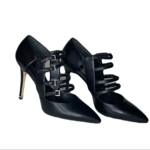 SOLD MICHAEL KORS BLACK HEELS SIZE 10 US - Picture 2 of 9